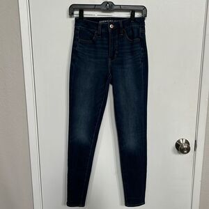 American Eagle Super High Rise Jeggings Size 0